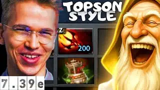 Topson Style KOTL Gameplay | Dota 2 7.39e