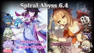 【Spiral Abyss 6.4】C0 Bineffa x C1R2 Yoimiya overload