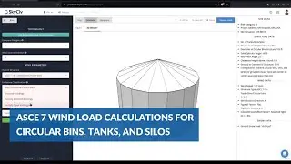 ASCE 7 Wind Load Calculations for Circular Bins, Tanks, and Silos
