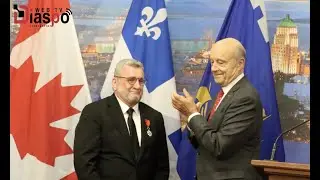 Le maire de Québec Régis Labeaume très touché par une distinction  de la France.