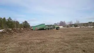 Спуск понтона (г. Шенкурск 14 апреля 2022 г.)