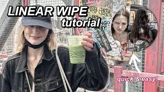 LINEAR WIPE tutorial- after effects