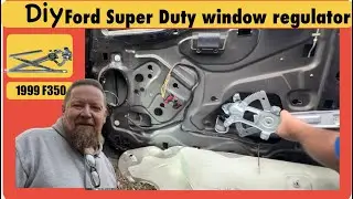 How to install a window regulator on a Ford ￼Super Duty Truck.
