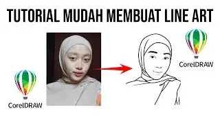 easy way to make line art using Corel Draw