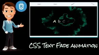 CSS Animation - Build text fade animation || Web Development part 10