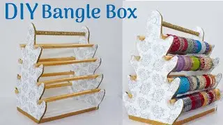 DIY Bangle Box ideas || Bangle Stand With Cardboard || Bangle Hanger