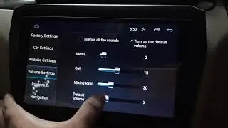 How to set startup volume in android head unit