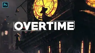 "OVERTIME" - Digital Painting Time-lapse