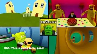 Roblox: Shrek in The Backrooms – All Levels █ Roblox – games █