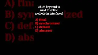Java Interview Questions - 21 | rajonlinetrainings #fullstackjava