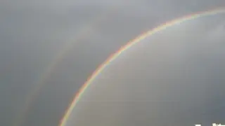 Двойная радуга в Москве 26.08.14. в 19:15