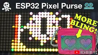 ESP32 Pixel Purse Using Arduino | P6 16x32 RGB LED Matrix
