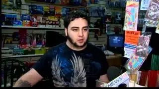Store owner shoots robber in the chest