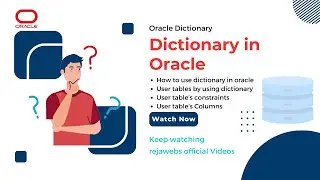 Oracle - How to use DICTIONARY|| user tables || user table's columns || user table's constraints