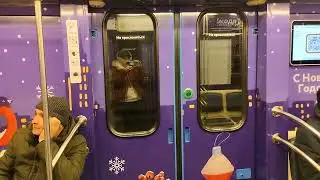 Новогодняя Ока. От Новокосино до Третьяковской.