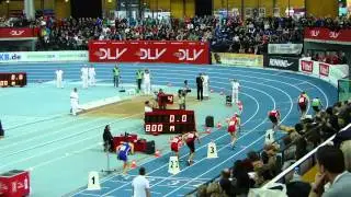 Deutsche Hallenmeisterschaften Leipzig 2014 - 800m Männer FINALE