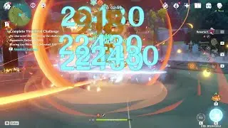 ☆☆☆☆ Rosaria Talent Level 1 Damage Showcase ♚ I BOW TO CRYO SUPREMACY!! ♚ | Genshin Impact