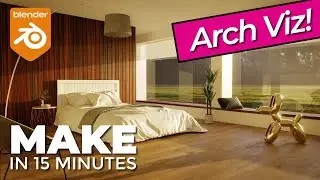 Professional ARCH VIZ Tutorial! Get started with FREE resources - step by step Blender Tutorial!