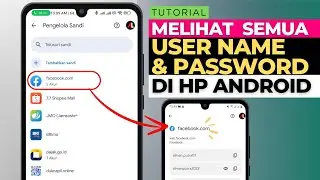 Cara melihat Password semua aplikasi di hp android|| Cara melihat semua kata sandi akun Media sosial