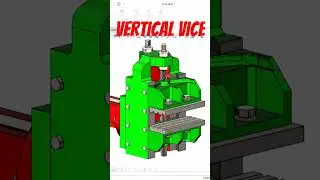 Vertical vice design with rendering 