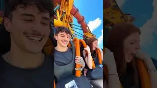🎢😱 ¡El aterrador momento de una montaña rusa fuera de control! 
