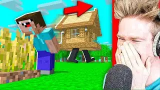 PRZESUWAM DOMEK WIDZA GDY NIE PATRZY *aż nie zauważy* XD | Minecraft Extreme