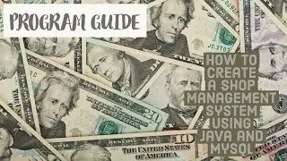 HOW TO CREATE A SHOP MANAGEMENT SYSTEM USING JAVA AND MYSQL | PROGRAM GUIDE | TUTORIAL |  PART 1