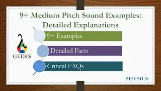 9+ Medium Pitch Sound Examples: Detailed Explanations