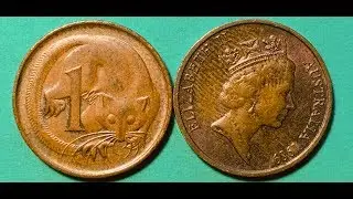 Australia 1 Cent Coin 1989 and 1966