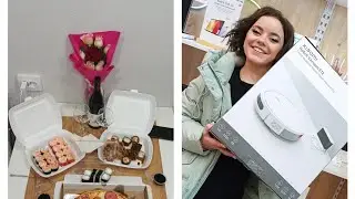 Романтический ужин с мужем ♥️ первые впечатления о подарке 🎁 мощная уборка 🪣