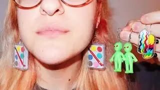 how to make the cool earrings from tiktok at home!