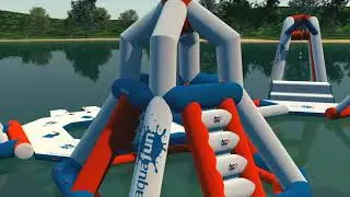 aquafunpark 70 OCEAN LINE · 3D animation “lake” 💦