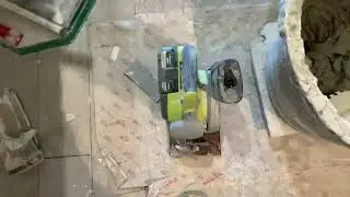 Режу плитку диском вандэли  Wandeli w-fine и  плиткорез Ryobi 18В ONE+ LTS180M 5133000154