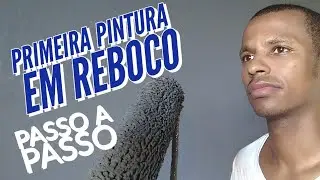 Como pintar parede rebocada  PASSO A PASSO