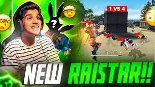 😱 NEW MOBILE RAISTAR 👑 | ONLY 🚨RED HACKER ??? | 1 VS 4🔥| FREE FIRE IN TELUGU #dfg #freefire