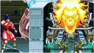 Night Slashers - All Bosses (Arcade)