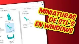 [TRUCO] Como mostrar miniaturas de tus STL's en el explorador de Windows con STL Thumbnail