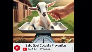 BABY goat coccidia prevention, how we do it | Don’t injure yourself 🤣 | Rowdy baby Buck!