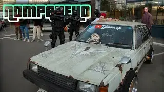 ЗАЛЕТЕЛИ НА ТУСОВКУ ЯПОНСКИХ ТАЧЕК НА ГНИЛОЙ ТОЙОТЕ