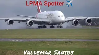 STUNNING A380 POWERFULL REVERSE LANDING at Amesterdan Airport ✈️