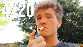 My First Time SMOKING On 4/20 (+ Drama)