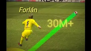 🔥 BEAUTIFUL LONG SHOT GOAL - DIEGO FORLÁN 🇺🇾 #pes #efootball #football