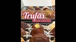 TRUFAS AL RON, CON NUTELLA, MANÍ O CACACHUATE, COCO, PISTACHO, CARAMELO, BRIGADEIRO.
