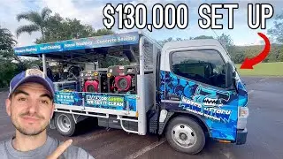 $130,000 Pressure Washing Truck Equipment Walk Through