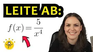 BRÜCHE ABLEITEN mit und ohne Quotientenregel – Bruch Regeln