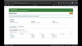 Demo on S3 static website hosting