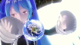 巨大ミクちゃんの消失 [MMD Giantess Growth]