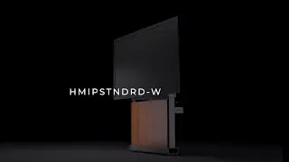 Video HELGI - Stand Motorizzato per Monitor HMIPSTNDRD-W