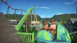 My Planet Coaster park Twisler the spinning Coaster