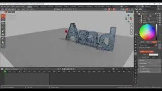 Blender Text Animation | Dynamic paint Wave effect to generate Liquid Text Animation in Blender